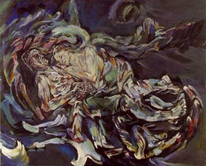 Alma Mahler with her future lover, painter Oskar Kokoschka