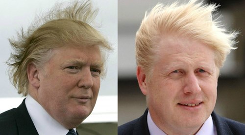 As conductor of the Trump Symphony, Donald Trump, seen here with countertenor Boris Johnson, has carved out a reputation as a leading interpreter of Orff and Pfitzner