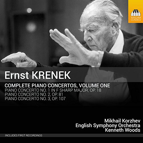 KW and ESO’s Recording Krenek Piano Concerti vol. 1 with pianist Mikhail Korzhev  a Sunday Times “Best of the Year” for 2016